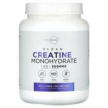 TypeZero, Clean Creatine Monohydrate Unflavored 5000 mg, Креат...