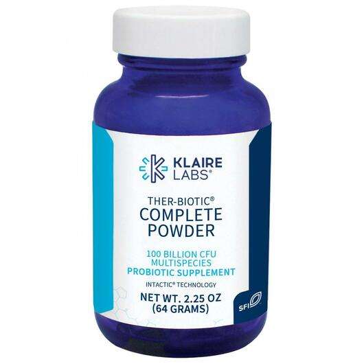 Основне фото товара Klaire Labs SFI, Ther-Biotic Complete Powder, Пробіотики 60 по...