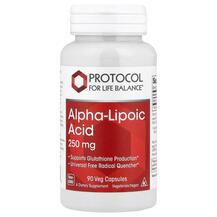 Alpha-Lipoic Acid 250 mg Альфа-липоевая Protocol for Life Alpha-Lipoic Acid 250 mg Альфа-липоевая Protocol for Life
