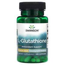 Swanson, L-Глутатион, L-Glutathione 100 mg, 100 капсул