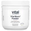 Фото товару Vital Nutrients, Vital Brain Powder Lemon, Підтримка мозку, 180 г