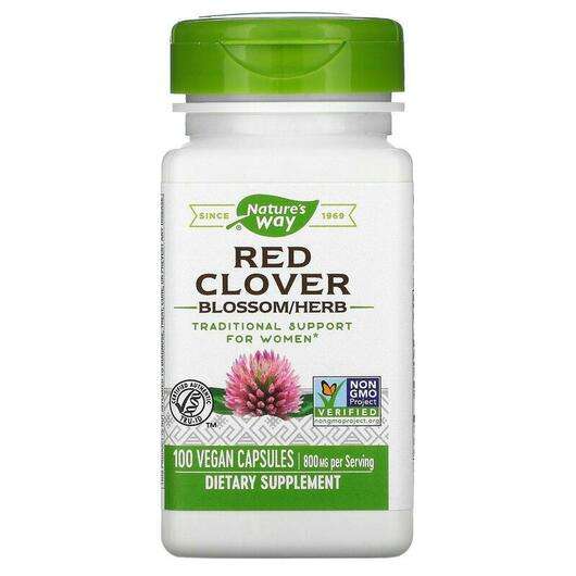 Main photo Nature's Way, Red Clover Blossom Herb 400 mg, 100 Veggie Caps