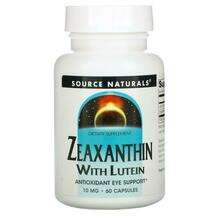 Source Naturals, Zeaxanthin with Lutein 10 mg, 60 Capsules