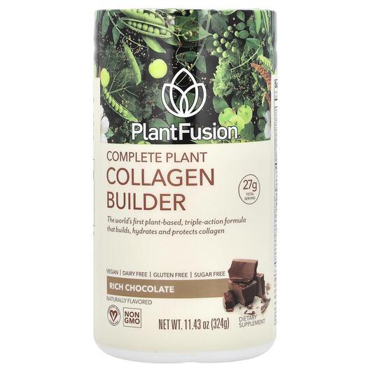 Основне фото товара Complete Plant Collagen Builder Rich Chocolate 1 Основне фото товара Complete Plant Collagen Builder Rich Chocolate 1, Колаген, 324 г