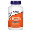 Фото товару NOW, L-Theanine Double Strength, L-Теанін 200 мг, 120 капсул