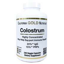 California Gold Nutrition, Colostrum 1000 mg, 240 Capsules