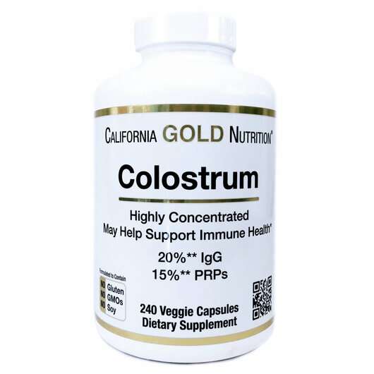 Основне фото товара California Gold Nutrition, Colostrum 1000 mg, Молозиво 1000 мг...