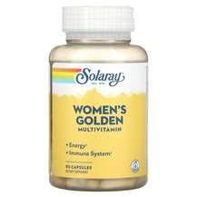 Solaray, Витамины для женщин, Women's Golden Multivitamin...