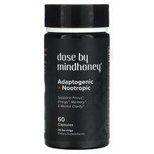 Mindhoney, Dose Adaptogenic Nootropic, Адаптоген, 60 капсул
