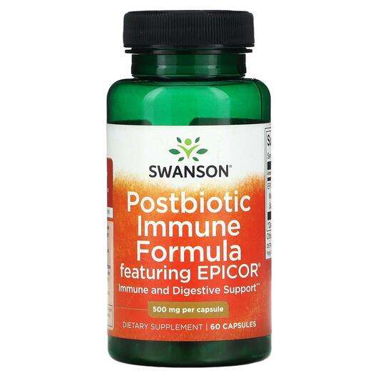 Основне фото товара Postbiotic Immune Formula Featuring Epicor 500 mg, Ферментован...