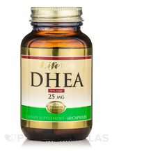 LifeTime, DHEA 25 mg, Дегідроепіандростерон, 60 капсул