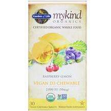Garden of Life, Vegan D3 Organic Chewable Raspberry Lemon 2000...