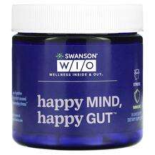 Swanson WIO, Поддержка мозга, Happy Mind Happy Gut, 30 капсул