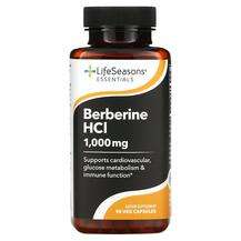 LifeSeasons, Берберин, Berberine HCl 1000 mg, 90 капсул