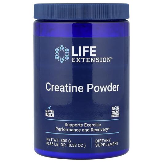 Основне фото товара Creatine Powder Основне фото товара Life Extension, Creatine Powder, Креатин, 300 г