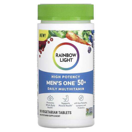 Основное фото товара Rainbow Light, Витамины для мужчин 50+, Men's One 50+, 90 капсул