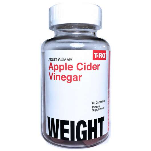 Основне фото товара T-RQ, Apple Cider Vinegar Weight, Яблучний оцет, 60 цукерок