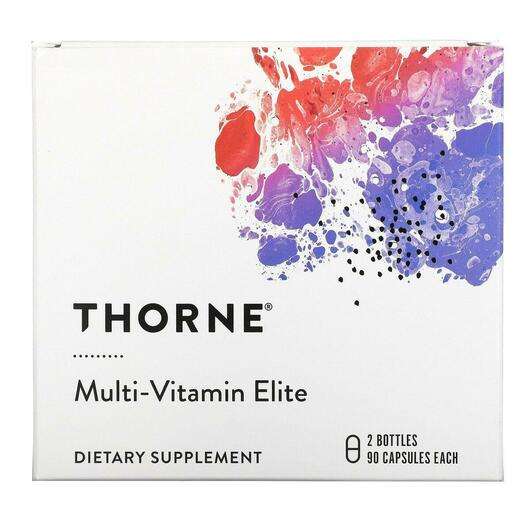 Основное фото товара Thorne, Мультивитамины, Multi-Vitamin Elite A.M. & P.M. 2 ...