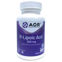 AOR, R-Lipoic Acid 300 mg, 60 Vegetarian Capsules