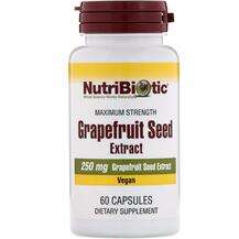 NutriBiotic, Grapefruit Seed Extract 250 mg, Екстракт семян гр...