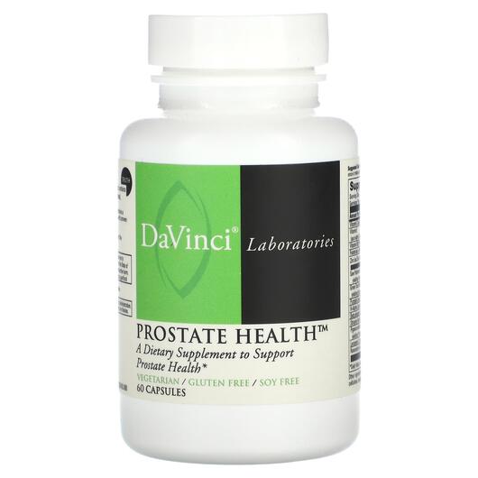 Основне фото товара Prostate Health Основне фото товара DaVinci Laboratories, Prostate Health, Підтримка простати, 60 кап