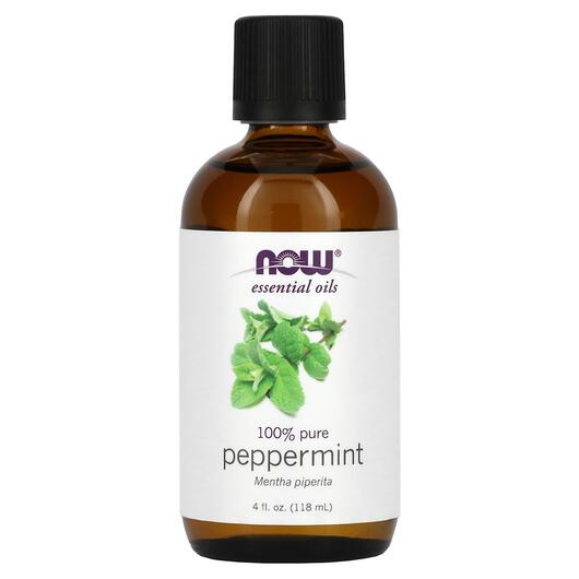 Основное фото товара Pure Essential Oil Peppermint Основное фото товара NOW Foods, Эфирное масло, Pure Essential Oil Peppermint, 118 мл