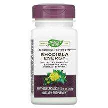 Nature's Way, Rhodiola Energy 205 mg, Родіола, 40 капсул