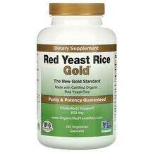 Red Yeast Rice Gold Cholesterol Support 600 mg, Підтримка рівн...
