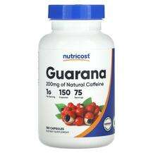 Nutricost, Гуарана Экстракт, Guarana 1000 mg, 150 капсул