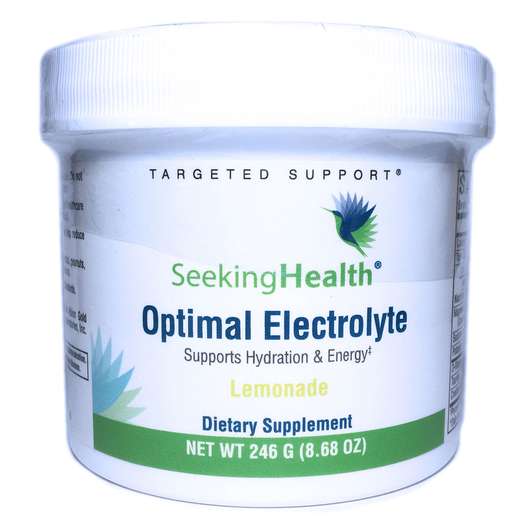 Основное фото товара Seeking Health, Электролиты, Optimal Electrolyte Lemonade, 246 г