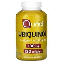 Qunol, Ubiqunol 100 mg, 120 Softgels