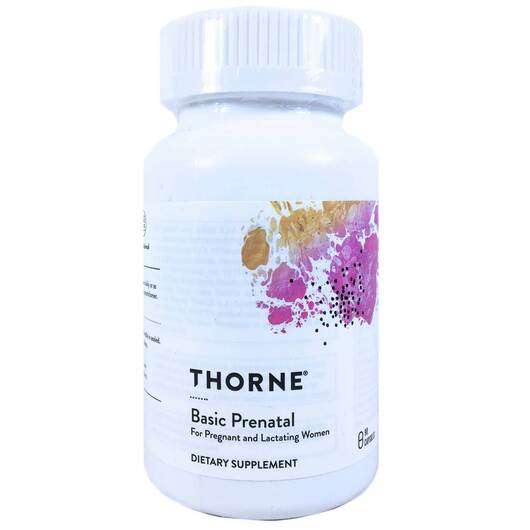 Основное фото товара Thorne, Пренатальные витамины, Basic Prenatal, 90 капсул
