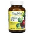 Mega Food, Vegan B12, Ціанокобаламін B12, 30 таблеток