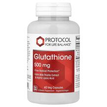 Glutathione 500 mg L-Глутатион Protocol for Life Balance Glutathione 500 mg L-Глутатион Protocol for Life Balance