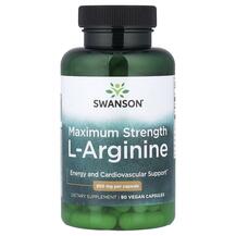 L-Аргінін L-Arginine Maximum Strength 850 mg Swanson L-Аргінін L-Arginine Maximum Strength 850 mg Swanson