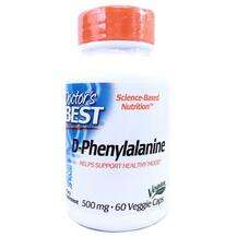 Doctor's Best, D-Фенилаланин 500 мг, D-Phenylalanine 500 mg, 6...
