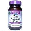 Фото товару Bluebonnet, Zinc Picolinate 50 mg, Пиколинат цинку, 100 капсул