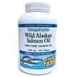 Фото товару Natural Factors, Wild Alaskan Salmon Oil 1000 mg, Олія з диког...