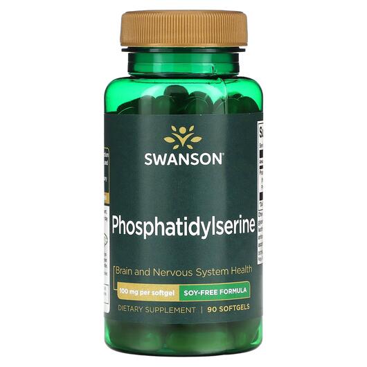 Основное фото товара Phosphatidylserine Soy-Free Formula 100, Фосфатидилсерин, 90 капс