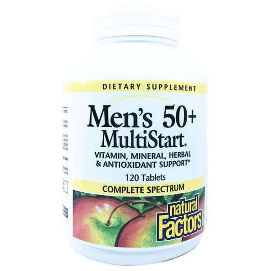 Основное фото товара Natural Factors, Мультивитамины для мужчин 50+, Men's 50+ Mult...