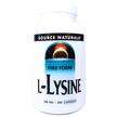Фото товара Source Naturals, L-Лизин 500 мг, L-Lysine 500 mg 200, 200 капсул