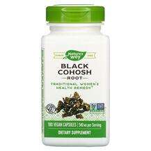 Nature's Way, Black Cohosh Root 540 mg, 180 Vegan Capsules