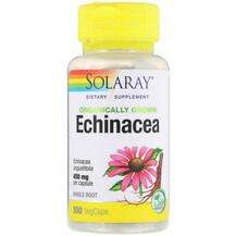 Solaray, Эхинацея 450 мг, Organically Grown Echinacea 450 mg, ...
