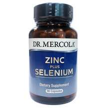 Dr. Mercola, Zinc Plus Selenium, Цинк з Селеном, 90 капсул