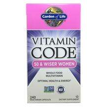 Garden of Life, Vitamin Code 50 & Wiser Women, Мультивітам...