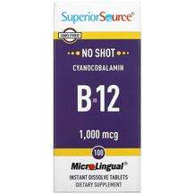 Superior Source, MicroLingual Cyanocobalamin B12 1000 mcg, Ціа...