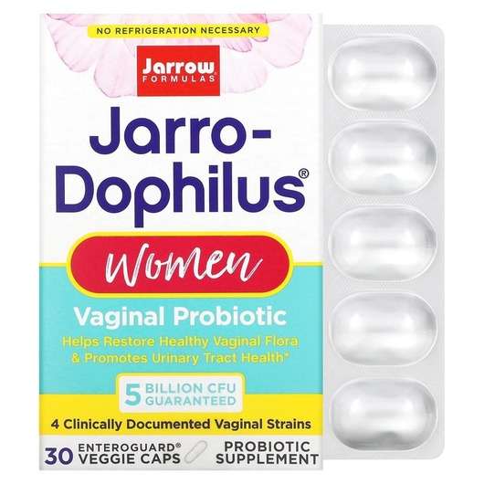 Основне фото товара Jarrow Formulas, Jarro-Dophilus Vaginal 5, Вагінальні пробіоти...