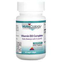 Nutricology, Vitamin D3 Complete, 60 Veggie Softgels