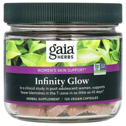 Основное фото товара Gaia Herbs, Кожа ногти волосы, Infinity Glow Women's Skin Supp...