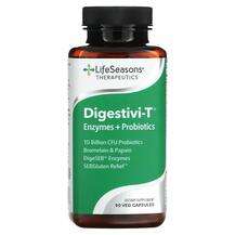 LifeSeasons, Digestivi-T Enzymes + Probiotics, Пробіотики, 90 ...